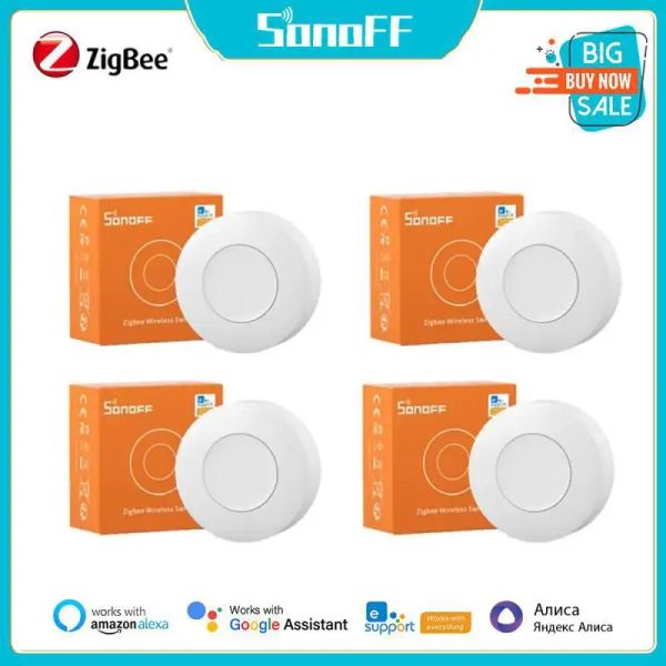 Controllo 14pc Sonoff SNZB01P ZIGBEE Wireless Switch Button Switch Scene Switch Automation Control per l'app Ewelink Alexa SmartThings