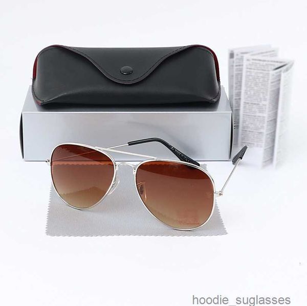 Высококачественные новые солнцезащитные очки Ray для мужчин и женщин, винтажные брендовые солнцезащитные очки Pilot с ремешком UV400, солнцезащитные очки Ben с коробкой и футляром 2140 R6