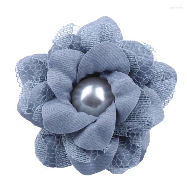 Broches de tecido elegante camélia flor broche pérola pano arte lapela pinos para mulheres moda roupas jóias acessórios meninas presentes