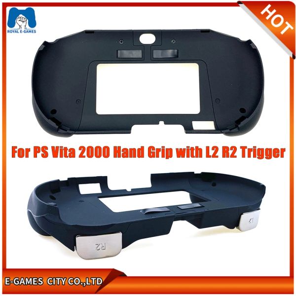 Kılıflar El Kavrama Tutucu Joypad Stand Kabuk Kılıfı Koruyucusu PSV 2000 PSV2000 PS VITA 2000 SLEAK GAME CONSO İÇİN L2 R2 Tetik Düğmesi