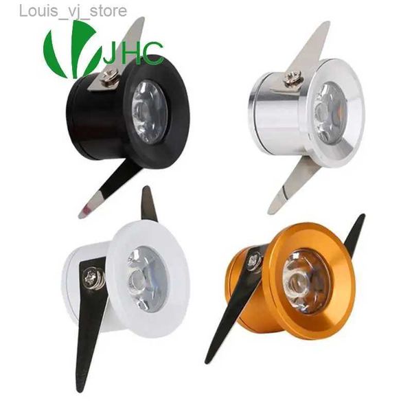 Downlights LED takı lambaları 3W Dolap 220V Downlight gömme Nokta Işık Yüzeye Monte Ampuller DC12V Sayaç Gösteri Kılıfı YQ240226