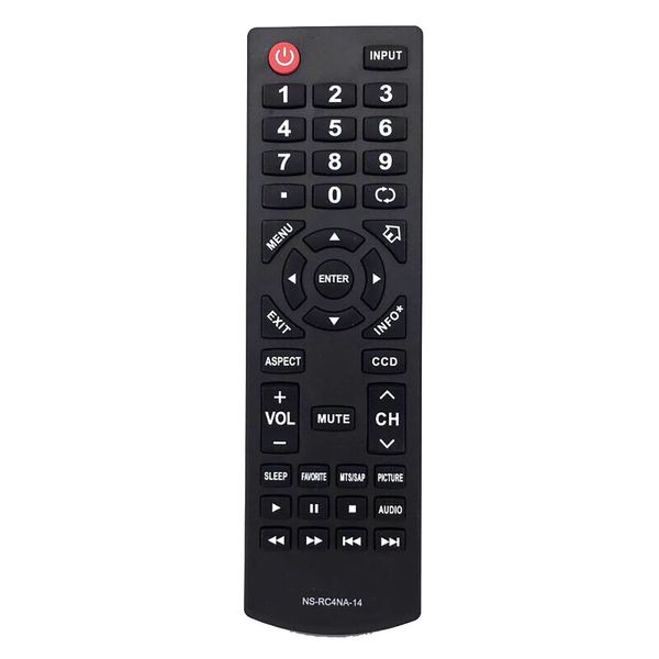 NS-RC4NA-14 Sostituisci Sostituisci telecomando compatibile con Insignia TV NS-28ED200NA14 NS-50D400NA14 NS-19ED200NA14 NS-55E4400A14 NS-58E4400A14 NS-24E400NA14