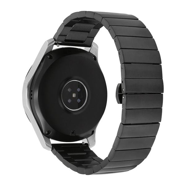 Corrente 18mm 20mm 22mm pulseira de aço inoxidável para garmin vivoactive 3 4 4S banda relógio forerunner 645 245 55 venu 2 plus 2s sq pulseira