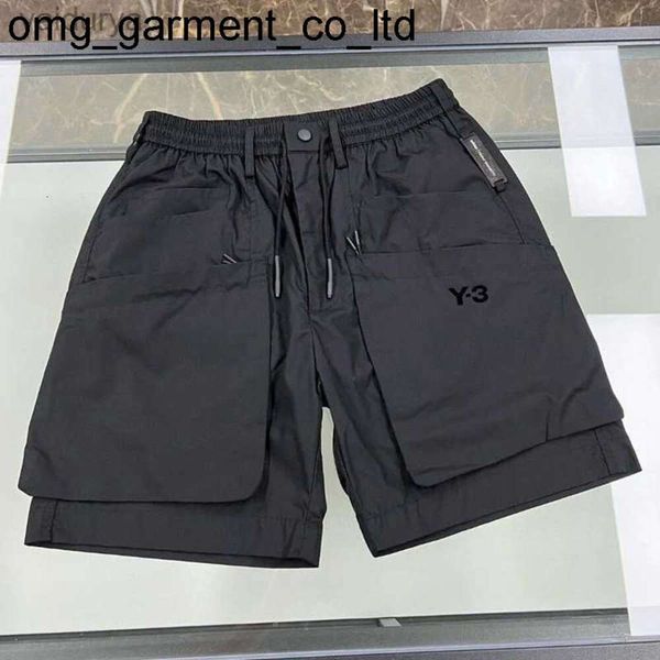 Nuovi pantaloncini da uomo 24ss Estate Y 3 Pantaloncini streetwear Stile coreano Pantaloncini cargo neri Traspiranti Marchio di moda da uomo Pantaloncini versatili