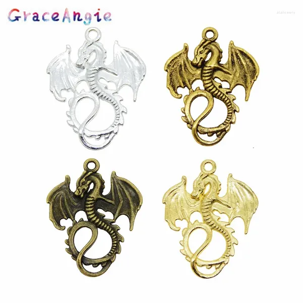 Подвесные ожерелья Graceangie 24pcs смешанный винтажный стиль драконов