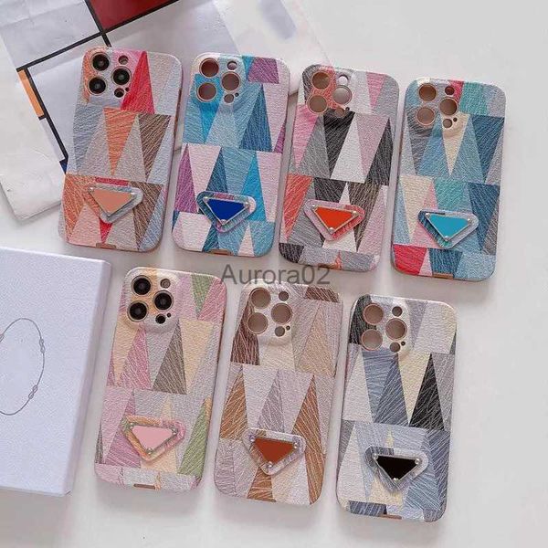 Capas de telefone celular Designer de moda para iPhone 14 13 12 11 Pro Promax Xsmax Xr Xs 7 8 Plus Marca Mobile phonecase Shell Ultra Cover 2304283PE 3X53 240219