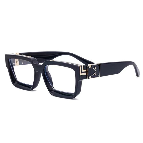 Дизайнер, европейский и американский миллионер, популярные солнцезащитные очки для мужчин Европейские и американские уличные фотографии, влиятельная модель в Instagram, квадратные солнцезащитные очки