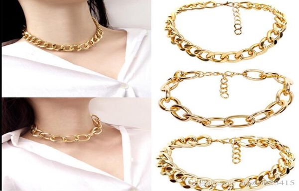 Gioielli dal design semplice in oro 24kgrande collana a catena di gioiellicatena a maglie cubane da uomo8374752