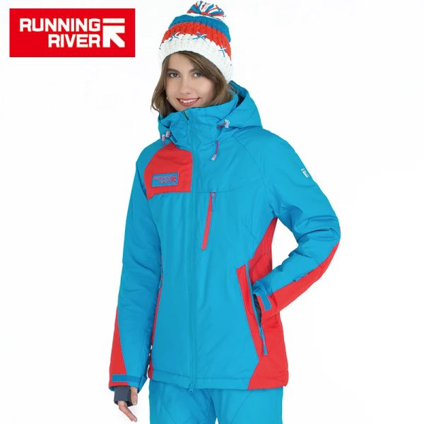 Jacken Running River Marke Hochqualitäts Frauen Sportjacke 4 Farben 6 Größen Winter warme Skijacke für Frauen im Freien Kleidung #A5020