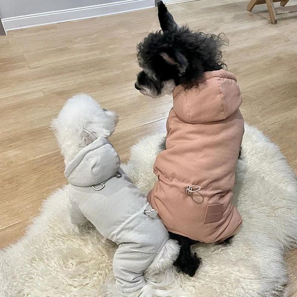 Köpek giyim sonbahar kış dört ayaklı evcil hayvan kıyafetleri Pomeranian Schnauzer Yorkshire Terrier köpek küçük ceket köpekler ascesorios