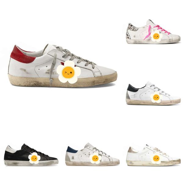 Superstar sapatos casuais dourado super ganso sapatos de grife estrela itália marca tênis super estrela luxo sujo lantejoulas branco do-velho sujo outdoo