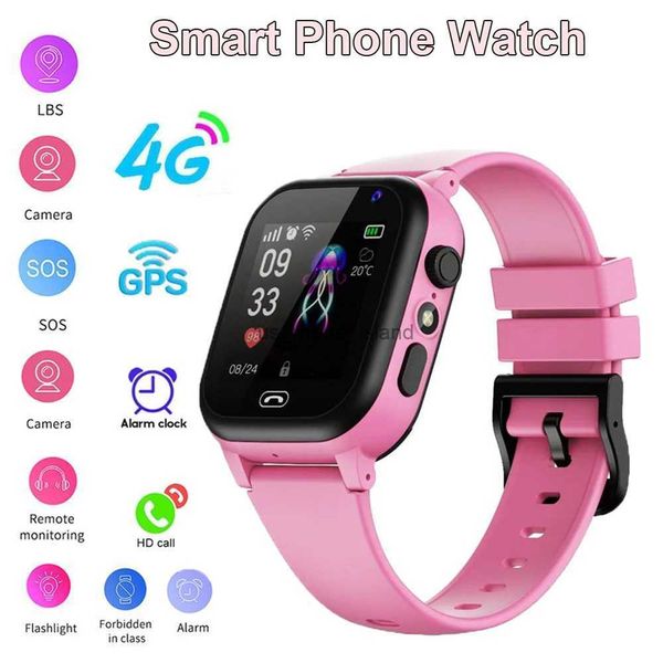 Relógios infantis Kids 4G Smart Watch SOS GPS Localização Vídeo SIM Cart