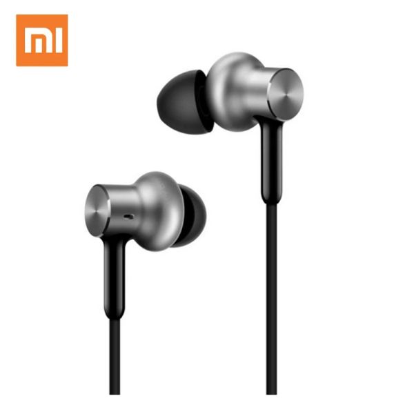 Fones de ouvido originais xiaomi inear pro hd mi híbrido pistão fone de ouvido dupla dinâmica equilibrada drivers armadura diafragma grafeno