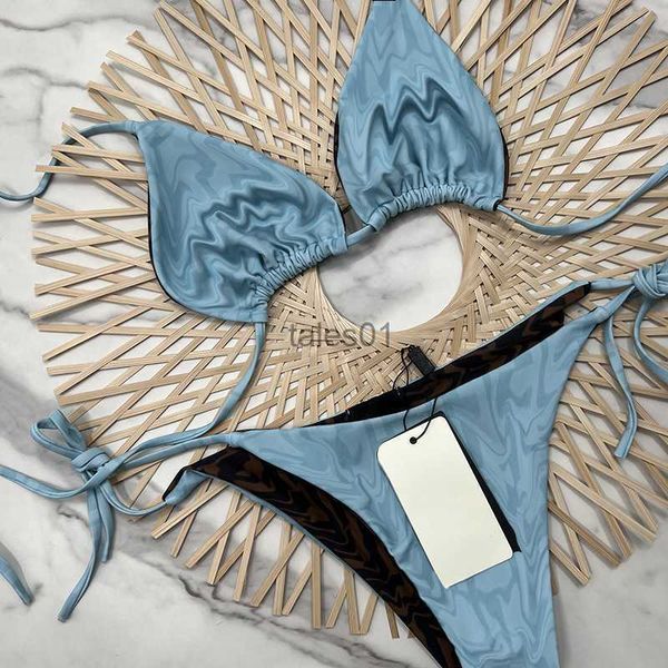 Kadın Mayo F Mayo Bikinis Yüzme Giyen Tanga Setleri Yüzme Setleri İki Parçalı Lüks Tasarımcı Beachsuit Seksi Moda Chd2306121 240226