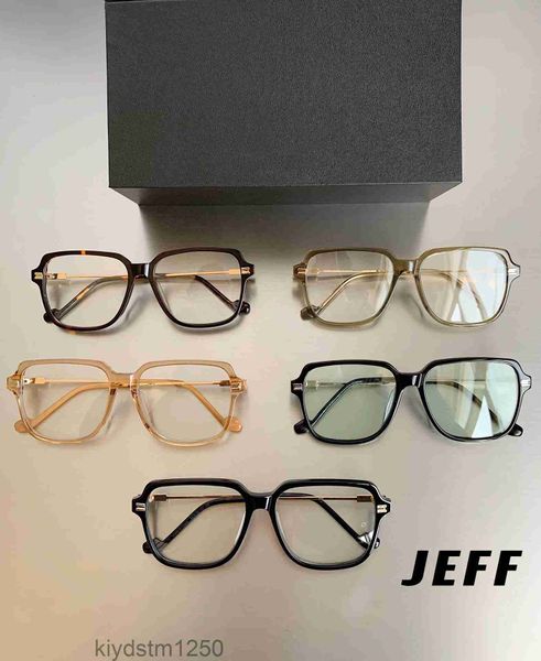 Gentil Monster Jeff Óculos de Sol Coreia Marca Design Gm Mulheres Homens Óculos de Prescrição Proteção UV400 231220 42GK