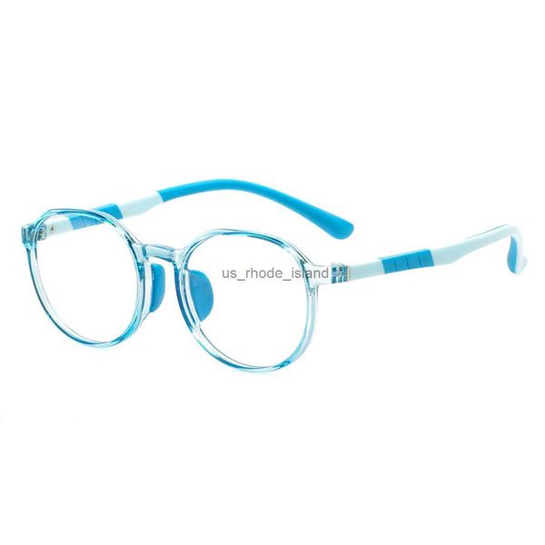 Tela di occhiali da sole trasparente Tr90 per bambini occhiali leggeri per bambini piccoli bambini cornice per lenti da prescrizione miopia presbyopia lente