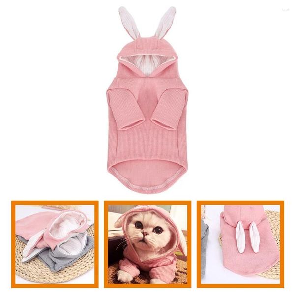 Costumi per gatti Vestiti Animali domestici Abbigliamento per cani Autunno Abbigliamento per cuccioli Orecchie Piccoli abiti Decor Costume Bichon Indumento