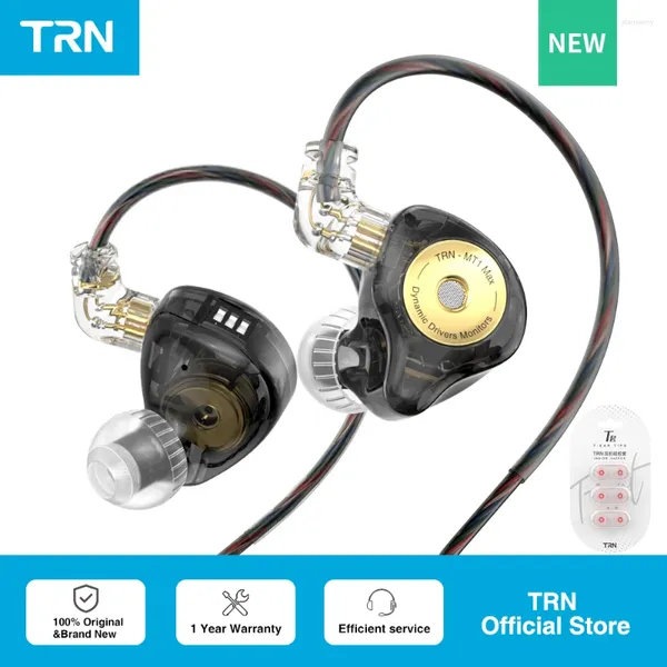 Auricolare in-ear Driver dinamico a doppio magnete cablato con interruttore di sintonizzazione che annulla gli auricolari HIFI Cuffie per basso MT4 BT20XS