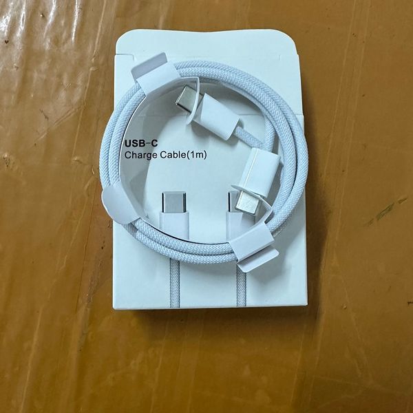 Cavo PD da 60 W per iPhone 15 Ricarica rapida Cavo da USB C a tipo C da 1 m 3FT Cavi di ricarica Cavo rapido per caricabatterie iPhone Cavo dati iPhone 15 Pro Max