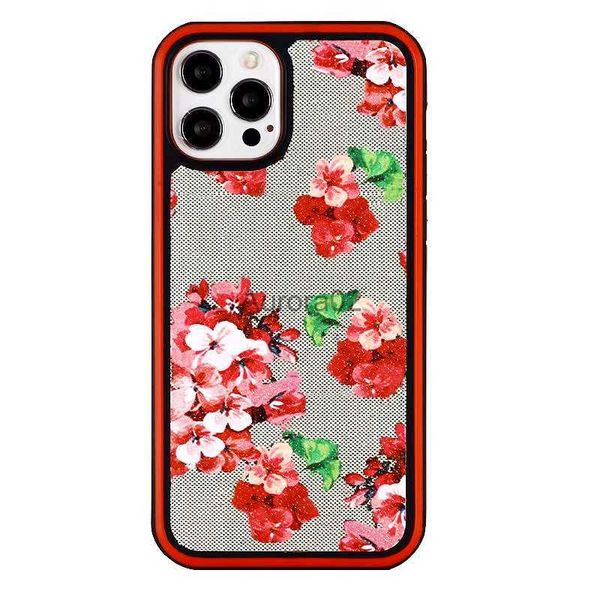 Handyhüllen Luxus Biene Schlangenblume für iPhone 15 14 13 Pro Max i 12 11 XR XS XsMax 8 Plus Mobile Shell Modedesigner G Top Qualität Harte stoßfeste Hülle 240219