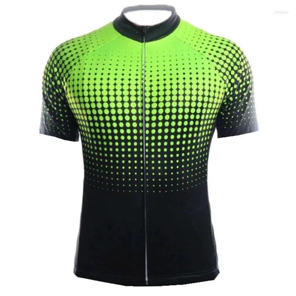 Giacche da corsa Estate Uomo Maglia Manica corta Camicia da bicicletta Ciclismo Motocross Strada Mountain Bike Giacca Top Wear Race Abbigliamento sportivo classico