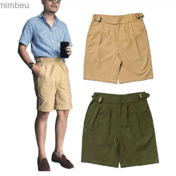 Shorts masculinos, calções militares americanos do exército britânico, calções gurkha de lona, podem ser usados por homens e mulheres 240226