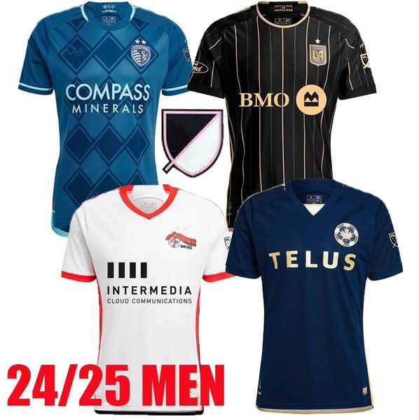 2024 League Football Club Vancouver San Jose Earthquake Los Angeles Kansas City Athletic Maglia da calcio da uomo 24 25 Maglia da casa e da trasferta Maglia da uomo S-XXL