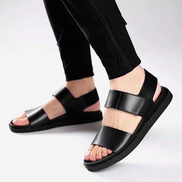 Modedesigner Sandalen Frauen Pantoffeln für Männer lässig flacher Sommer fauler Mode Lederschuppen Flip-Flops