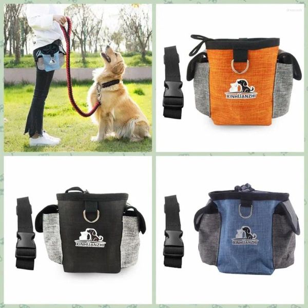 Одежда для собак, большая вместительная сумка для лакомств с регулируемым ремнем, тренировочная сумка, водонепроницаемая оксфордская закуска