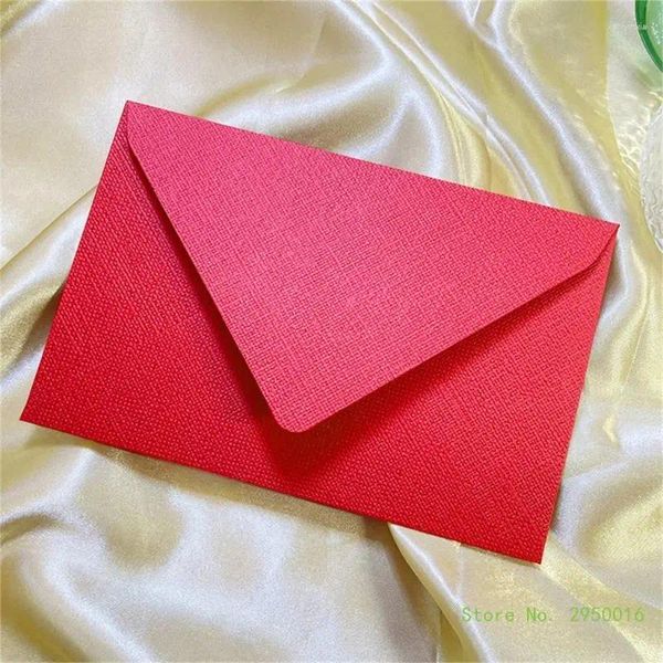 Envoltório de presente 10pcs envelopes padrão para cheques de escritório carta mailing faturas coloridas aba de negócios