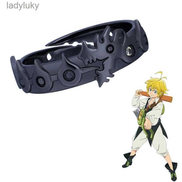 Anello solitario Anime I sette peccati capitali Anello Meliodas Cosplay Unisex regolabile Dragon's Sin of Wrath Anelli Accessori per gioielli Prop 240226