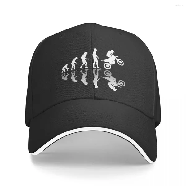 Cappellini con visiera Evolution Motor Biker Dirt Bike Motocross Sport Uomo Berretto da baseball con visiera Cappello da esterno