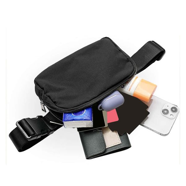 Saco de yoga em todos os lugares sacos de cinto 1l esporte ao ar livre yoga cintura saco feminino masculino ginásio elástico alça ajustável zíper atacado saco super upgrade clássicos