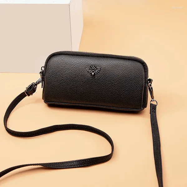 Sacos de noite 2024 bolsa de telefone móvel mini crossbody saco tendência chave pequena bolsa de corpo versão coreana foco feminino