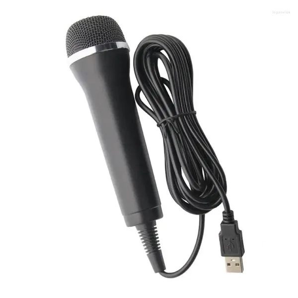 Microfones Universal USB Wired Microfone Karaoke Mic para Switch PC Computador Condensador Gravação Portátil Alto-falante