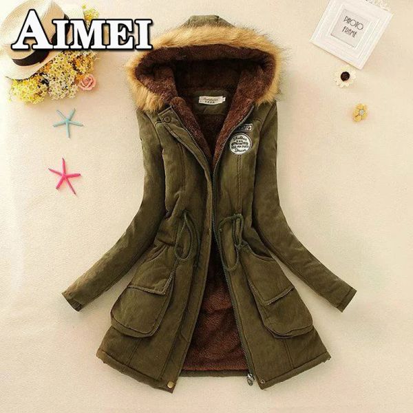 Parkas Damen Trend Mode Kleidung Günstige Herbst Winter Lange Weibliche Puffer Gefütterte Daunenjacke Parkas Mantel Mantel 2022 Outwear Frauen