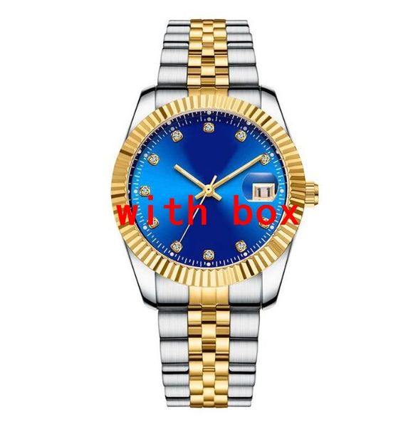 Moissanite luxo wimbledon relógio 126333 mens relógios designer datejust 28/31mm movimento montre de luxe azul aço inoxidável relógios de diamante 36/41mm SB003 C23