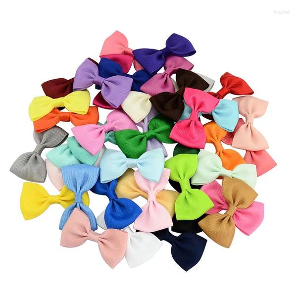 Acessórios para o cabelo 10 pçs/lote bonito pequeno fita arco clipes meninas pinos barrette headwear grampos de cabelo para criança bebê hairgrip