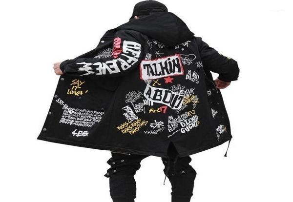 2020 Il nuovo cappotto bomber del rivestimento di autunno della Cina ha il cappotto di trincea casuale di stile lungo dello Swag della stella di Hip Hop Swag Tyga18302666