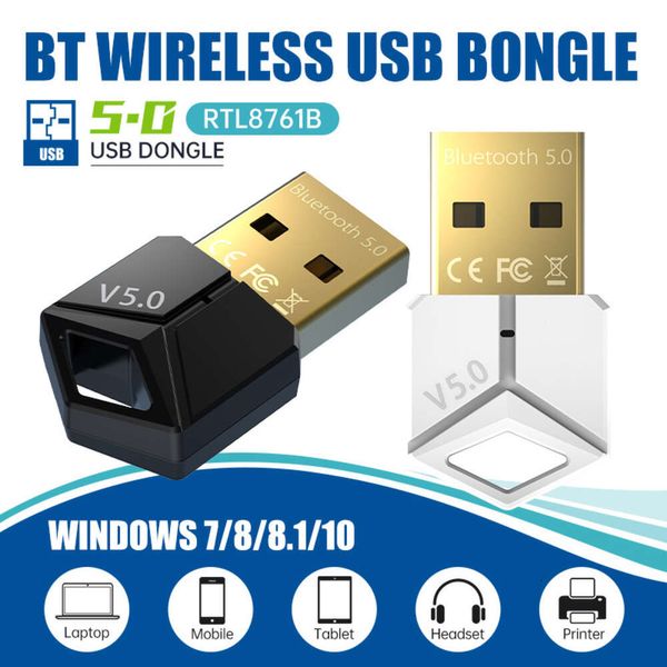 Новый USB Bluetooth 5.0 ПК беспроводной аудиопередатчик приемник мышь клавиатура адаптер