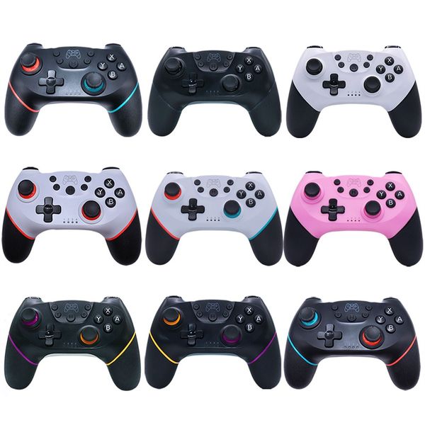 Controladores de jogo sem fio Bluetooth Controlador remoto Switch Pro Gamepad Joypad Joystick para PC NS Nintendo Switch Pro Console com caixa de varejo DHL