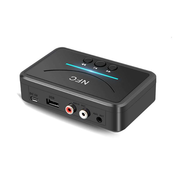 5.0 NFC BT200 Беспроводная аудиоадаптация RCA3.5 Bluetooth Музыкальный приемник USB Play