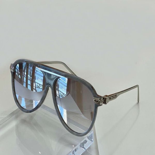 Luxu Occhiali da sole pilota per uomo Lenti a specchio in marmo grigio argento occhiali da sole firmati uomo Occhiali da vista moda 1264 tonalità con custodia281u