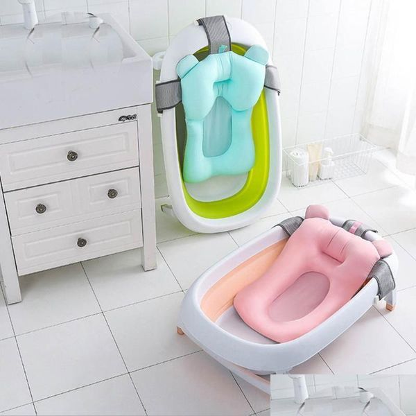 Culle per bambini Letto nato Paraurti Tappetino da bagno Tappetino da bagno antiscivolo Culla Nido per bambini Protezione per lettino Bambini Slee Viaggio Drop Delivery Maternità N Dhibl