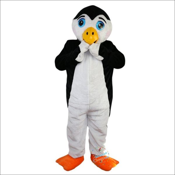 Pinguim mascote traje fantasia vestido de festa personagem dos desenhos animados carnaval natal páscoa publicidade traje de festa de aniversário