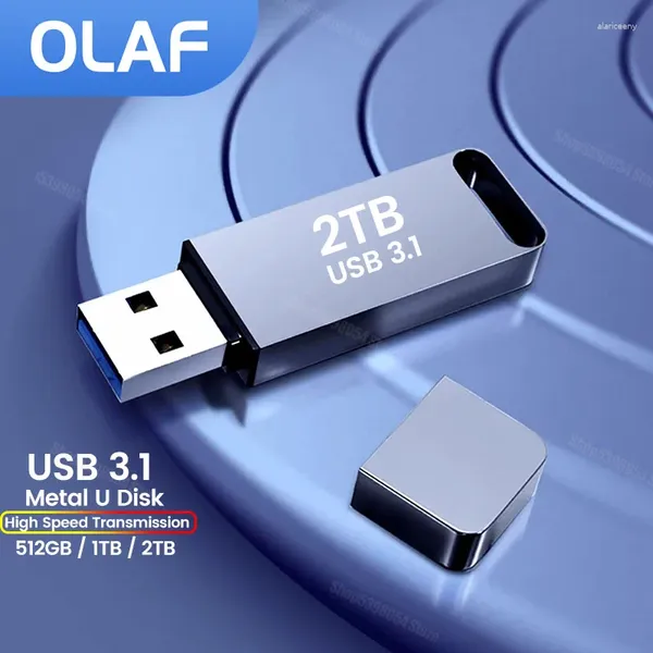 Bilgisayar Kabloları Pendrive 2TB USB 3.1 Yüksek Hızlı 512GB Çubuk Taşınabilir Başparmak U Dizüstü bilgisayar masaüstü sürücü için harici flaş bellek 1 TB