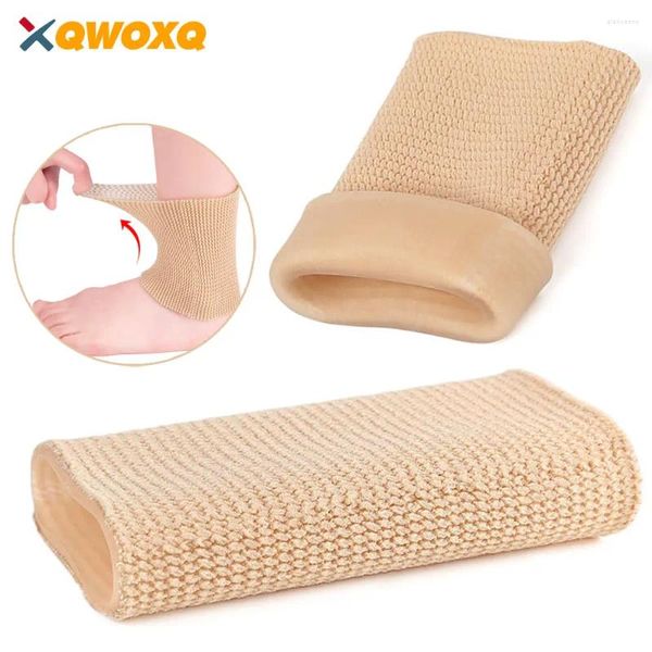 Tornozelo suporte patinação manga pulso cinta silicone protetor de lesão hidratante gel calcanhar spa meias enfermagem crack anti-secura anti-rachadura