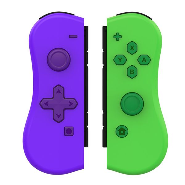 6 renk kablosuz bluetooth gamepad nintendo anahtarı için joystick kablosuz tutamak Joy-con sol ve sağ kol anahtarı oyun denetleyicileri perakende kutusu ile hızlı