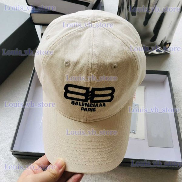 Ball Caps High Looks Baseball Cap Bb Designer für Männer und Frauen Beanie Cap Strandhut Pendler vielseitige Liebhaber Sonnenhut T240227