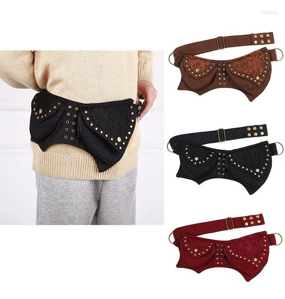 Sacos de cintura Designer Mulheres Fanny Pack Vintage Hip Bag Bohemian Estilo Bolsos Canvas Perna Bolsas de Mujer para